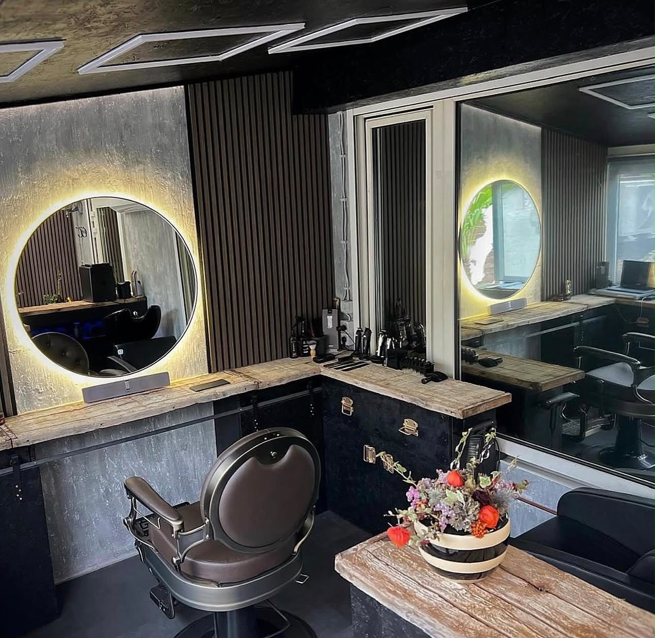 Interieur van Barbershop Modesto in Sittard